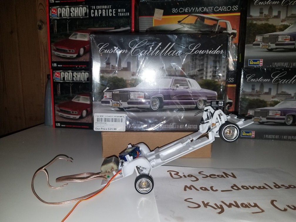 Custom Cadillac lowrider model car on hydraulics for Sale in Seattle