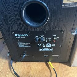 Used On 1 Time Like New Klipsch SUB100 NA