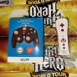 Wii Wii U Toad Remote & Donkey Kong Controller 