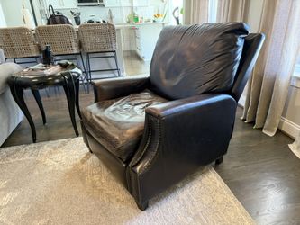 Pottery Barn Leather Recliner