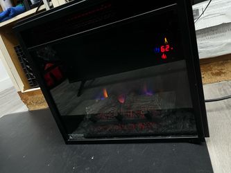 Electric Fireplace Insert with LED Display