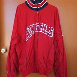 Vintage Majestic Los Angeles Anaheim Angels Jacket Size XL