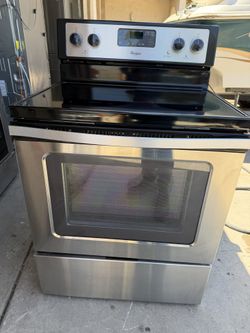 Whirlpool Electric stove stainless steel