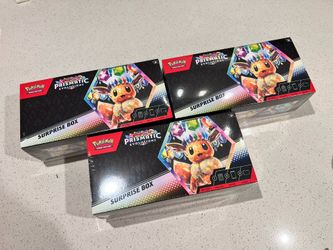 Pokémon Trading Card Game: Scarlet & Violet—Prismatic Evolutions Surprise Box ($100 Each)