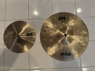8” and 12” Sabian SR2 Splash Cymbal Stack - 139g / 392g