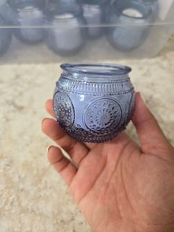 15 small round bud vases