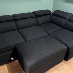 Sofá Bed With Ottoman Storage