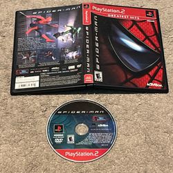 Spider-Man Greatest Hits (Sony PlayStation 2 PS2, 2002) Action No Manual Tested