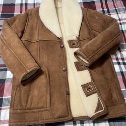 Chamarra De Piel De Borrego $180 Para Hombre