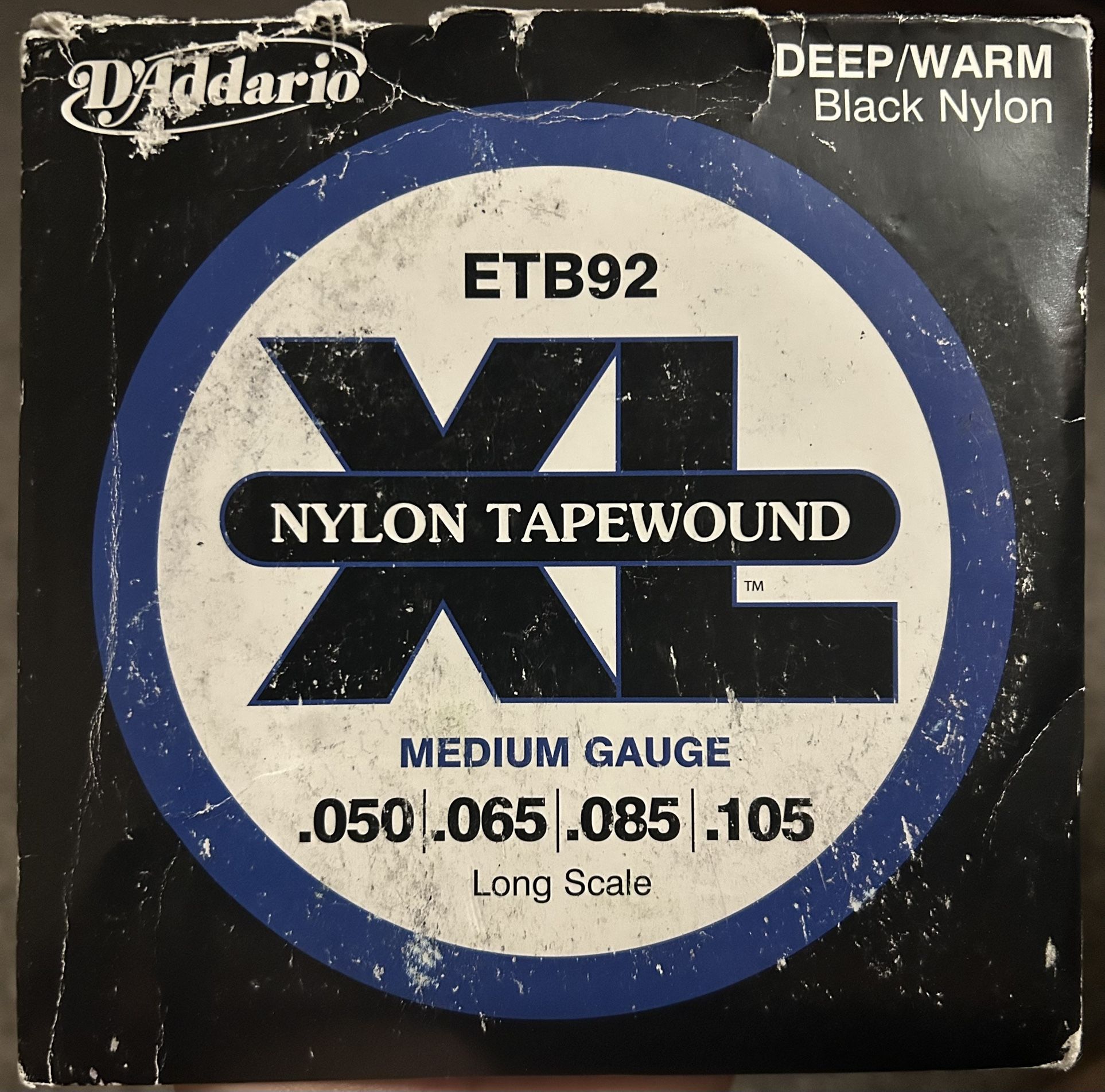 D’Addario ETB92 Tapewound Bass Guitar Strings Long Scale -50 -105