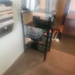 Office Stationary Shelf Glass