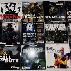 PC Demo Disc Bundle – Computer Gaming World / PC Games.EXE – 15+ Discs