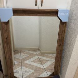Wood Mirror 