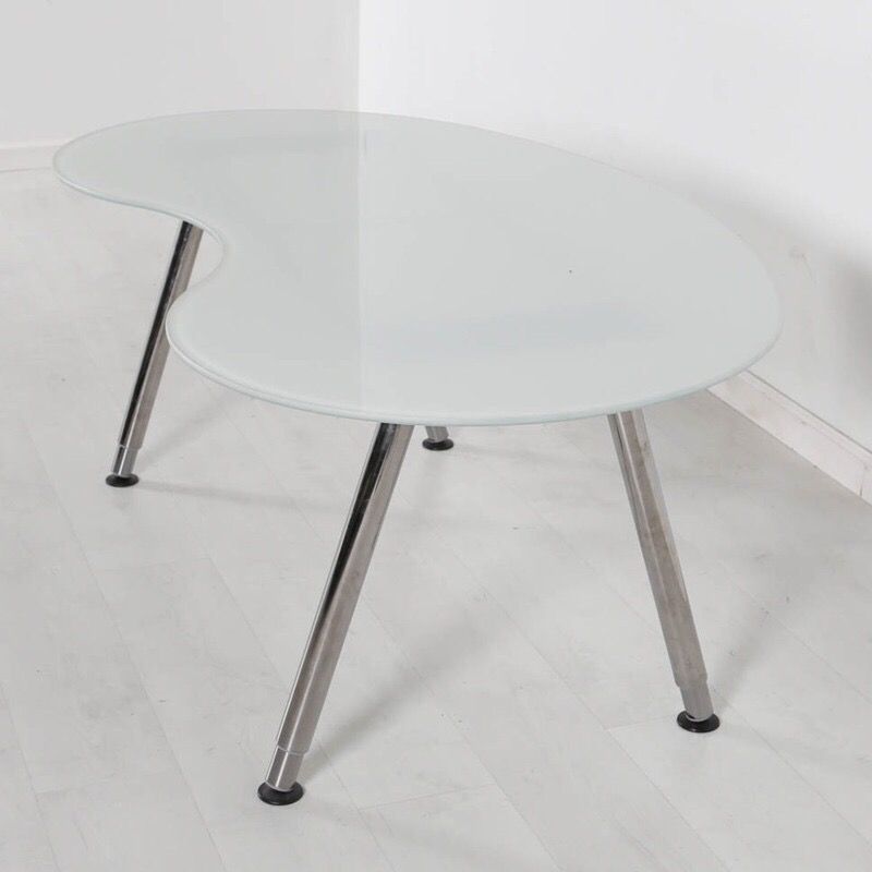 IKEA Galant, Glass Kidney Desk