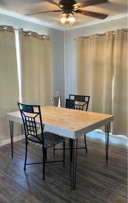 Table and 2 chairs