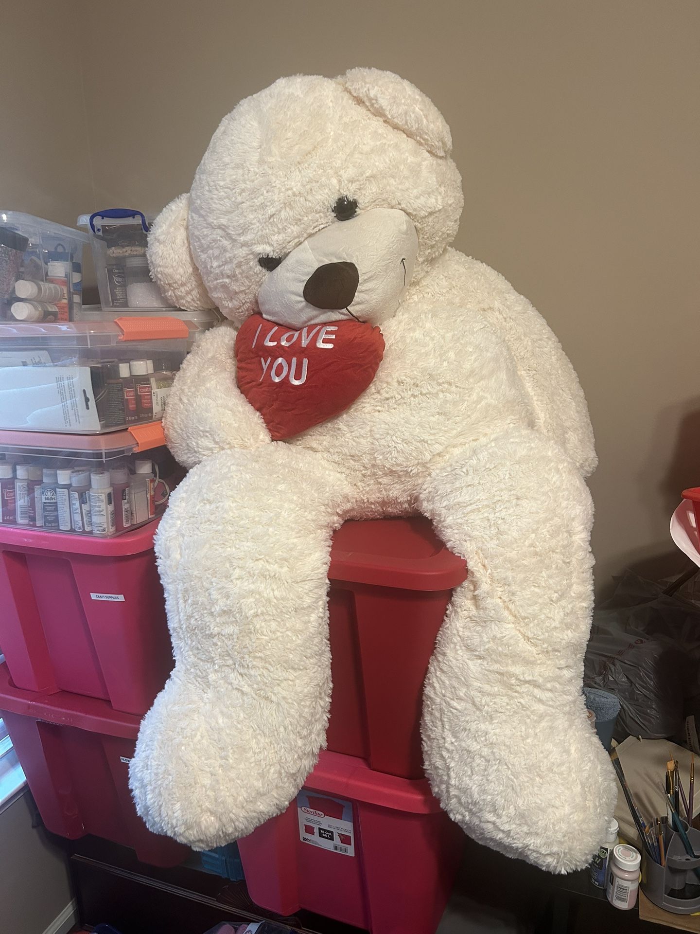 Life Size Teddy Bear -New / Read Below