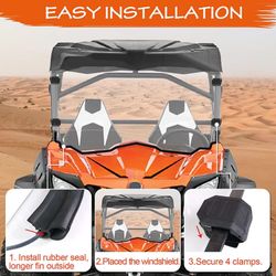 NEW IN BOX - Full Windshield For CFMOTO ZForce 800 Trail/ 800 EX (2014-2022)