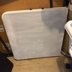 This Is A 4 Foot Table That Folds But Only Goes 2 Feet High 2 Feet High