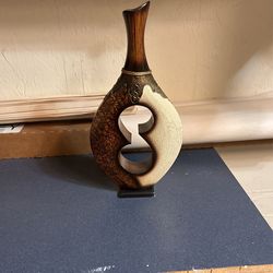 Decorative Wooden Vase Art