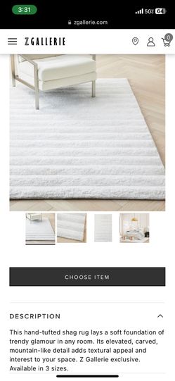 Rue Shag Rug Z GALLERIE