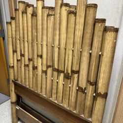 Set Of 2 Twin Bamboo Headboards