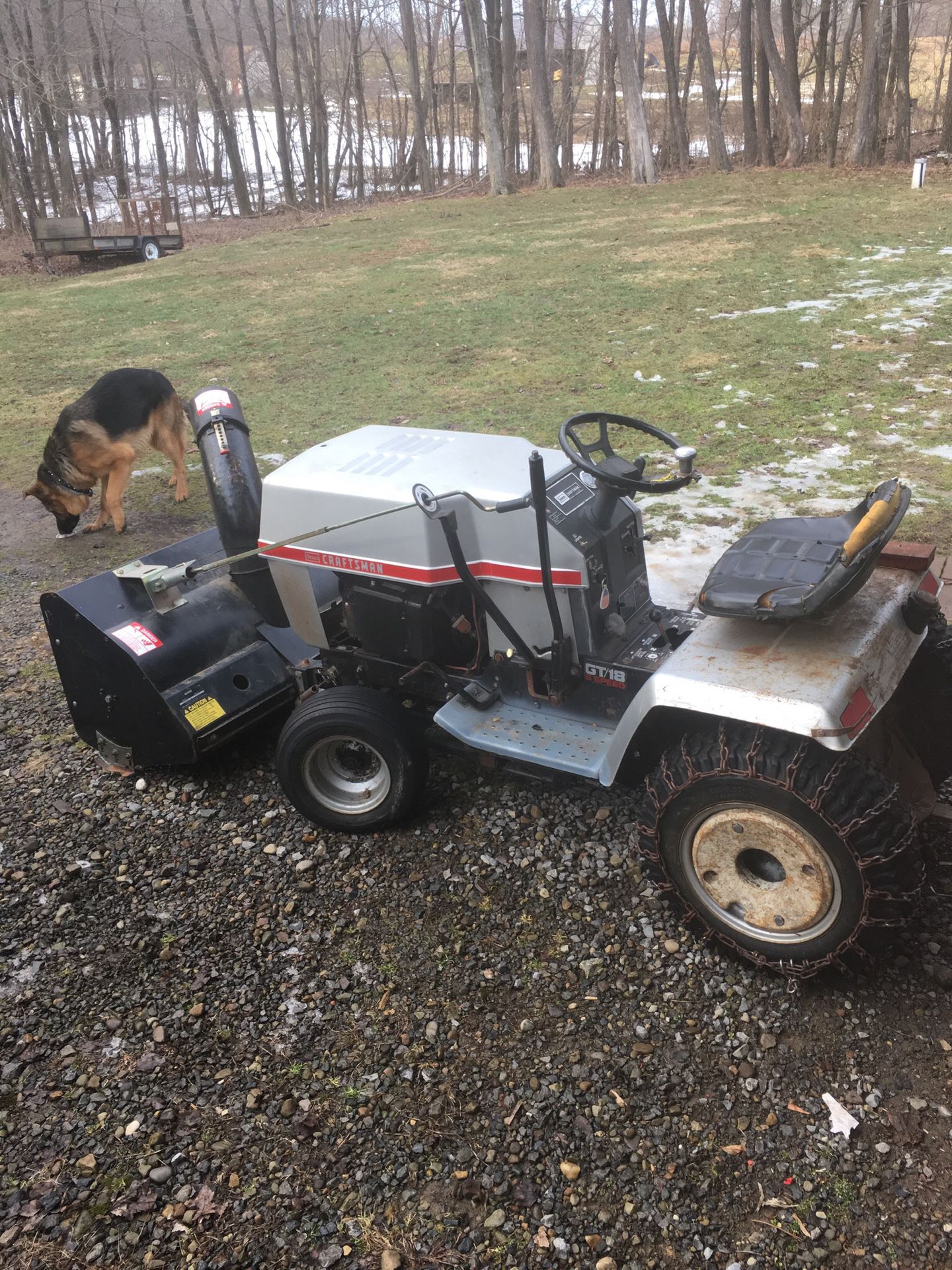 Craftsman lawn tractor/mower/snowblower