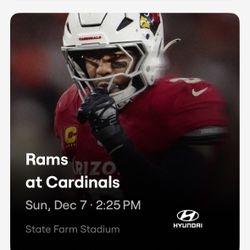 RAMS Tickets This Sunday 
