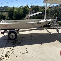 1980 11 Foot Boston Whaler With Trailer 