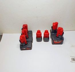MILWAUKEE M12 batteries inverter tools impact charger