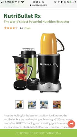 Nutri Bullet - NutriBullet Rx Blending System 1700 Watt Blender