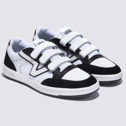 Vans Lowland CC V Skate Sneakers Shoes Black/True White VN000CTH6BT US 13