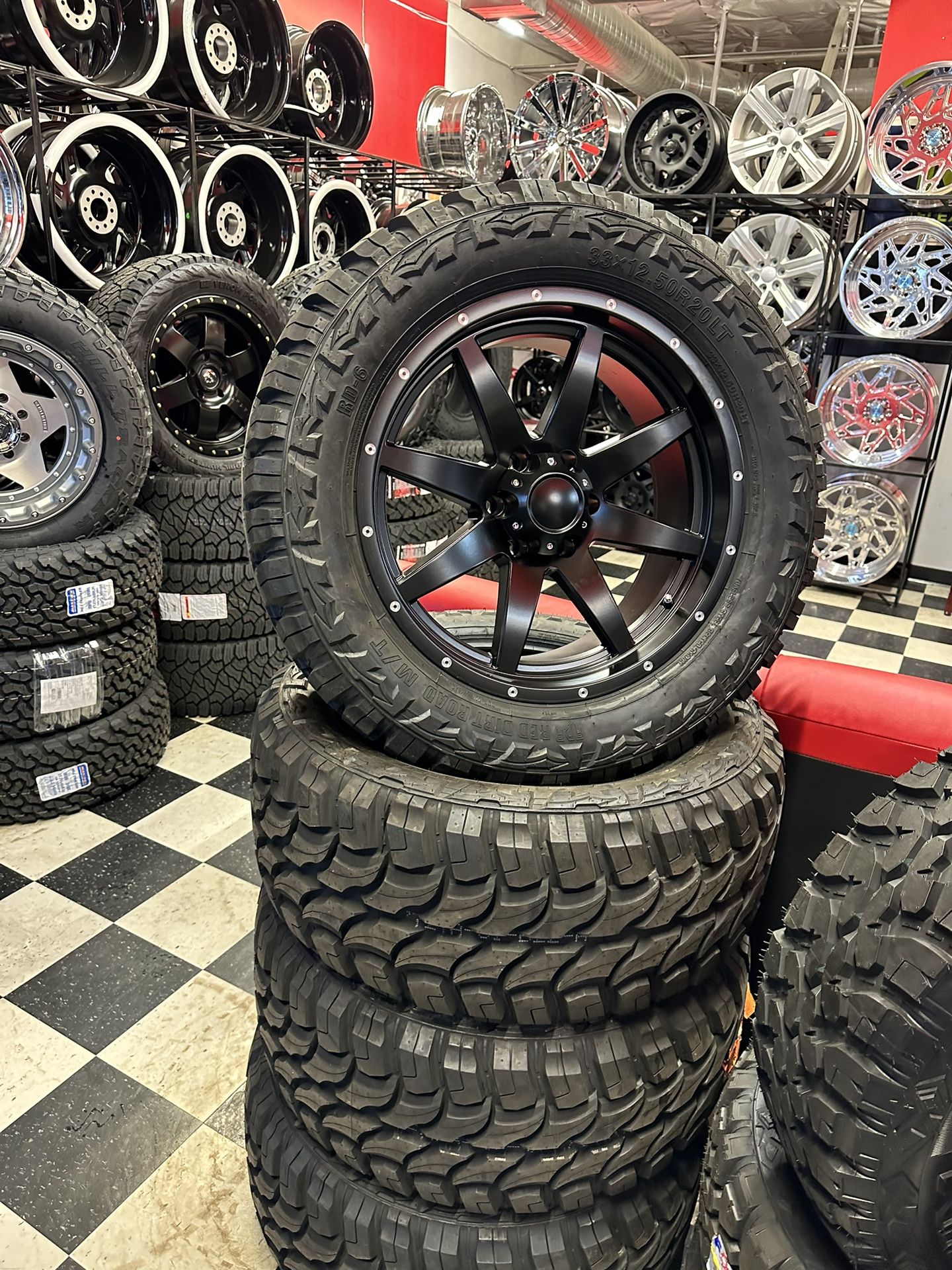 20X9 WHEELS 6X5.5-& 33” RDR MT for Sale in North Las Vegas, NV - OfferUp