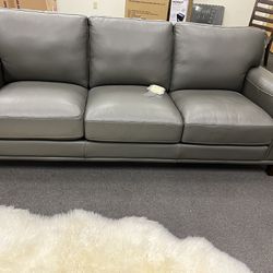 Hayward Leather Sofa （scratched)ON SALE Original $2699