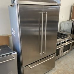 Kitchen Aid 42” Built In French Door Fridge 