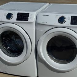 Front Load Samsung Washer And Front Load Samsung Dryer Electric ⚡