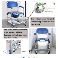 Portable Toilet (shower Chair ) New!!!!!!