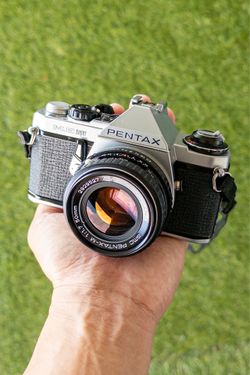 Pentax ME Super 35mm film SLR camera