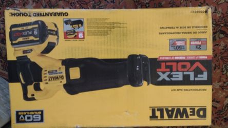 Flexvolt DeWalt Sawzall +9 Ah Battery And Charger