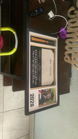 Two 2026 picture graduation frames