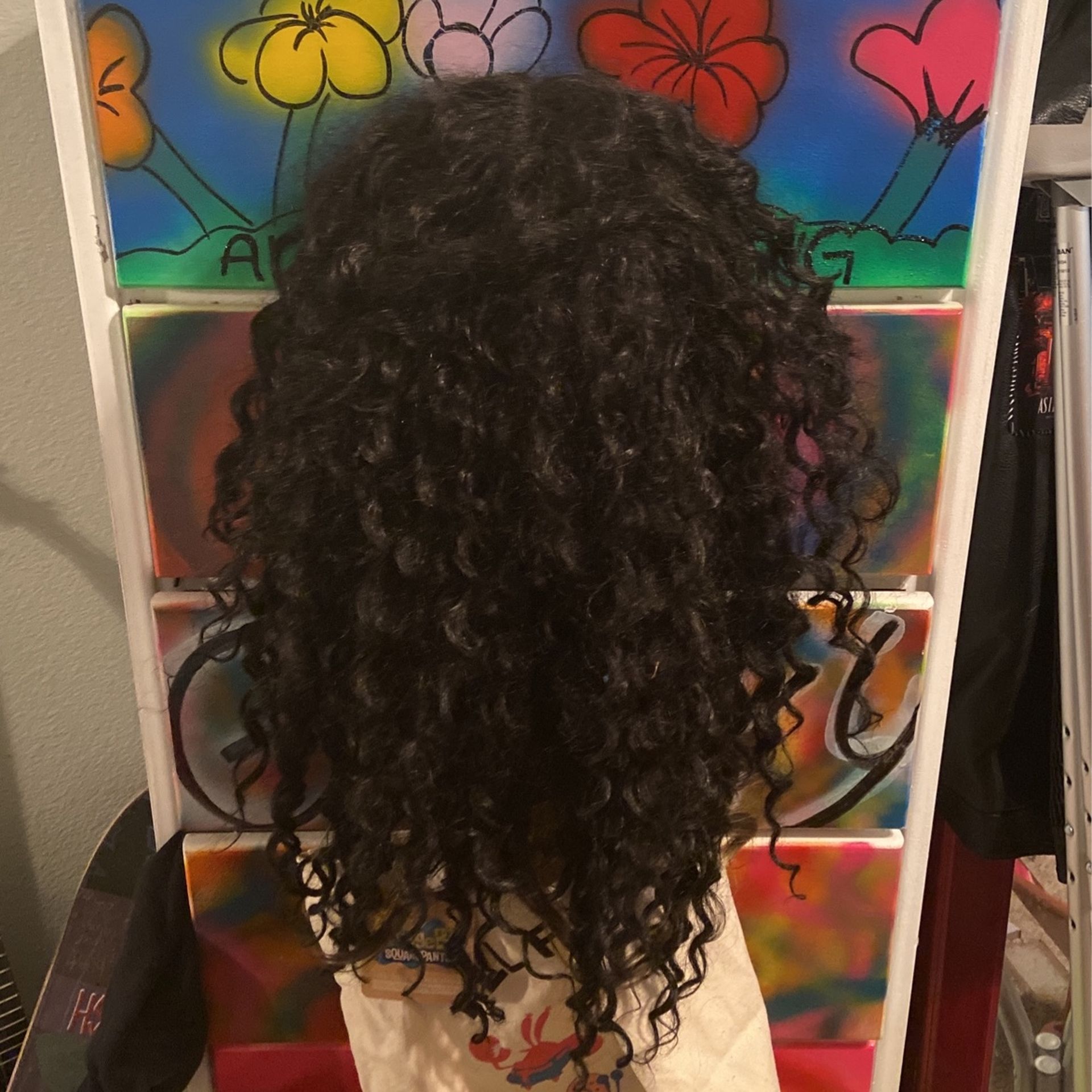 Black Curly Wig (Cher Hair)