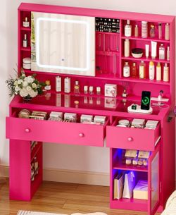 Pink vanity brand new never used