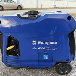 FOR SALE: QUIET “WESTINGHOUSE” 4500W INVERTER PORTABLE GENERATOR **Model: IGEN4500** – $550 FIRM