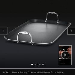 Hexclad  Hybrid Double Burner Griddle