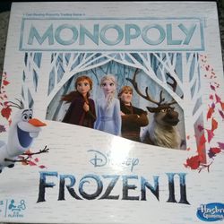New Unused Frozen 2 Monopoly Board Game 