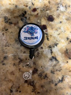 Disney stitch badge reel