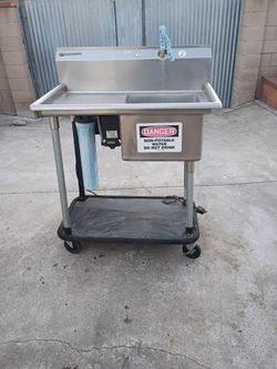 Outside wash cart