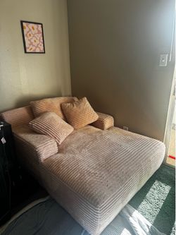 Pink Chaise Couch