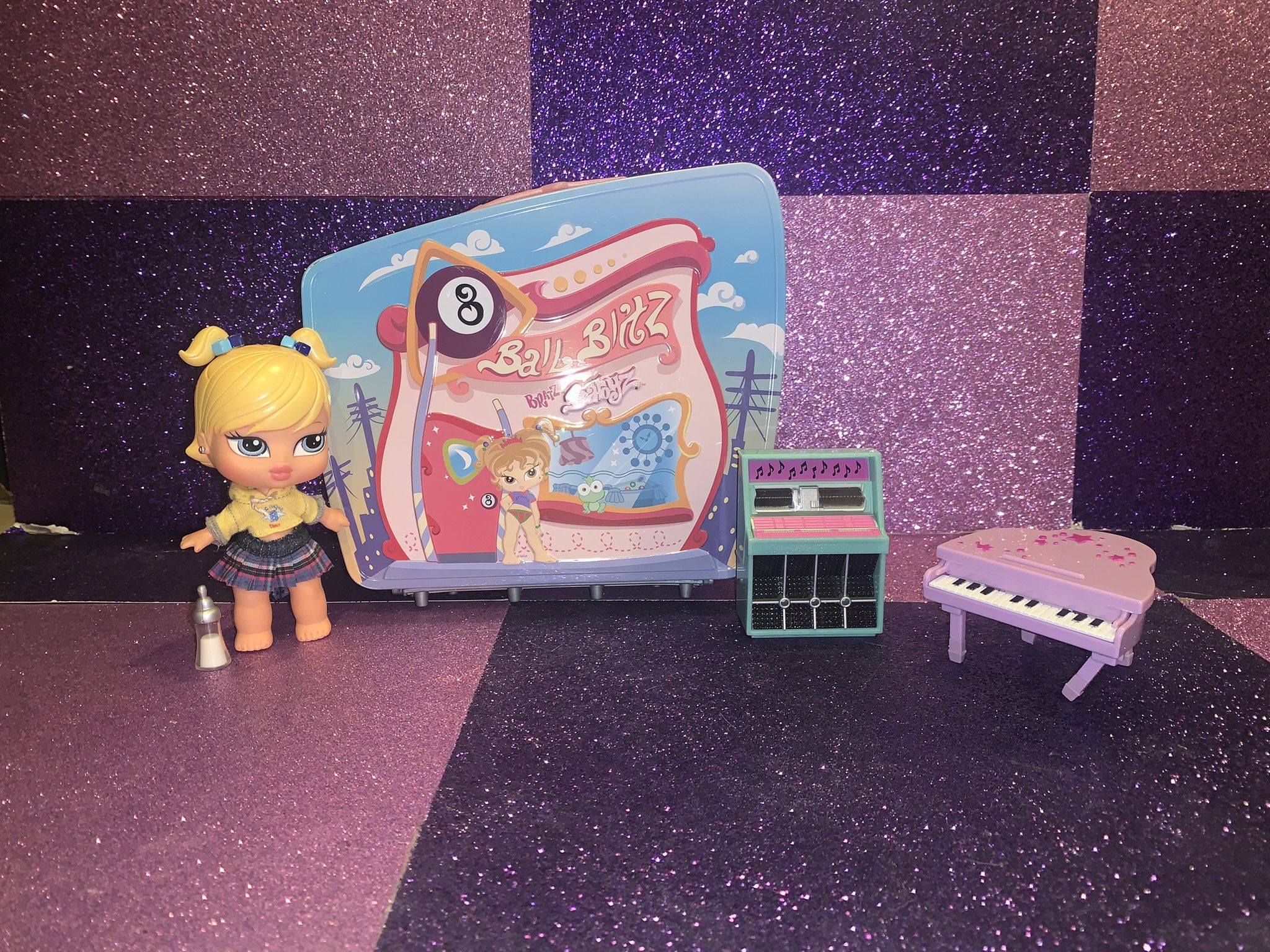BRATZ BABYZ- Ball Blitz RARE Variety Tin & Bundle- Doll INCLUDED- XP