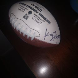 Buffalo Bills Ball Signed By Kingsley Jonathan