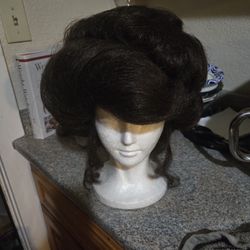Brunette REAL HAIR WIG